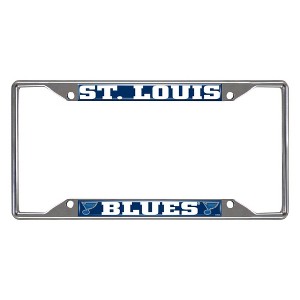 NHL St. Louis Blues Stainless Steel License Plate Frame - 1 of 3