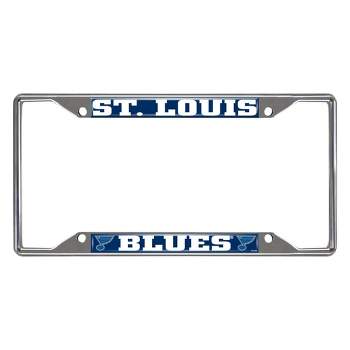 NHL St. Louis Blues Stainless Steel License Plate Frame