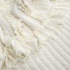 Aoibox Ultra Soft Pre-Washed Quilted Throw Blanket with Ruffle Fringe, Chic Rustic Decorative Blanket for Sofa Couch Bed Chair - 2 of 4