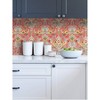 NuWallpaper Summer Love Peel and Stick Wallpaper Peach: Removable Vinyl, Self-Adhesive, Solid Pattern, 28.2 Sq Ft Coverage - 4 of 4