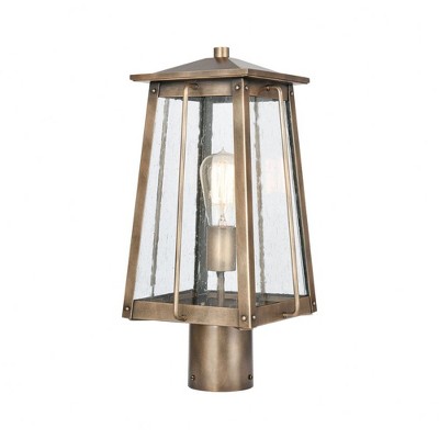 Elk Home Kirkdale 2 - Light Post Light in  Vintage Brass