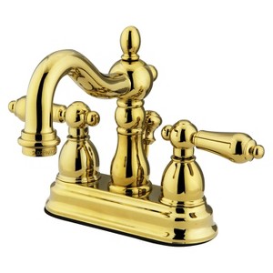 Heritage Bathroom Faucet Polished Brass - Kingston Brass