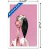 Trends International Snowtap - Flamingo Photobomb Framed Wall Poster Prints - 3 of 4