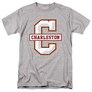 Men's College of Charleston Official Distressed Primary T-Shirt - 1 of 4