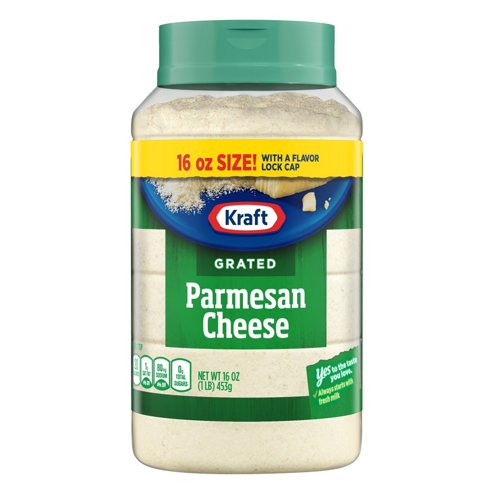 Kraft 100% Grated Parmesan Cheese - 16oz