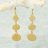 RMZ GOLD NYC 14K Yellow Gold Hanging Coin Earrings - 4 of 4