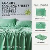 BedVoyage 300 Thread Count Luxury 100% Viscose from Bamboo Bed Sheet Set - 3 of 4