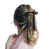 Unique Bargains Women's Ribbon Bow Ponytail Buckle Hair Clip 1 Pc - 3 of 4