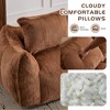 DYHOME Oversized Bean Bag Loveseat - Plush Filled Lounge Chair with Pillows, No Assembly Required Comfort Solution for Any Space - 4 of 4