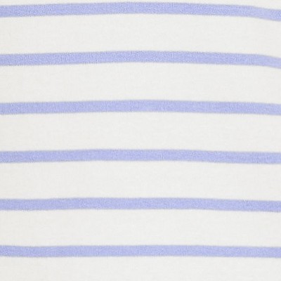 ivory/periwinkle breton stripe