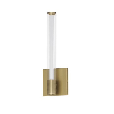 ET2 Lighting Cortex 1 - Light Wall Light in  Natural Aged Brass
