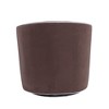 Velvet Swivel Barrel Chair with Removable Cushion, Reversible Seat, and 360-Degree Swivel - 4 of 4