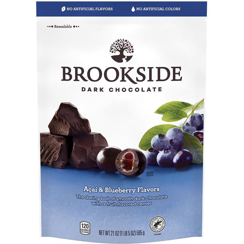 Brookside Acai & Blueberry Flavor Dark Chocolate Candies - 21oz, 3 of 9
