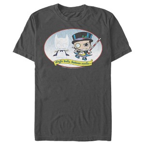 Men's Batman Christmas Naughty Penguin T-Shirt - 1 of 4