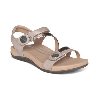 Aetrex Jess Adjustable Quarter Strap Sandal