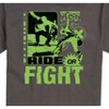 Men's - Instant Message - Skateboard Tricks Ride Or Fight Short Sleeve Graphic T-Shirt - 2 of 4