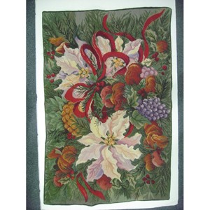 C&F Home 2'x3' Floral Needlepoint Indoor Rug - 1 of 2