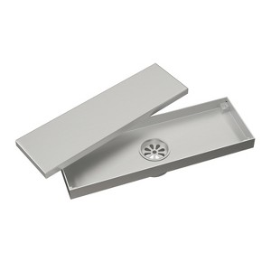 YAWWALK 3.8" Linear Grid Shower Drain - 1 of 2