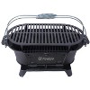 KTMBDW Large Hibachi Grill Outdoor, Portable Charcoal Grill and Tabletop Cast Iron Skillet, 100% Cast Iron, Durable, Camping Grill Grate - 3 of 4