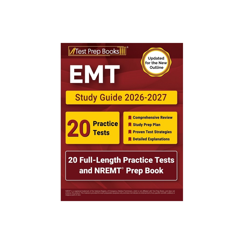 EMT Study Guide 2026-2027 - by Lydia Morrison (Paperback)