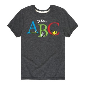 Boys' - Dr. Seuss - ABC Book Characters Short Sleeve Graphic T-Shirt - 1 of 4