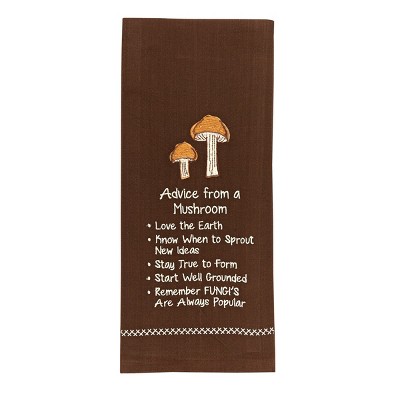 Park Designs Advice From Mushroom Dishtowel Set of 2