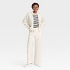 Women's Sandwash Hooded Zip-Up Sweatshirt - A New Day™ - 3 of 4