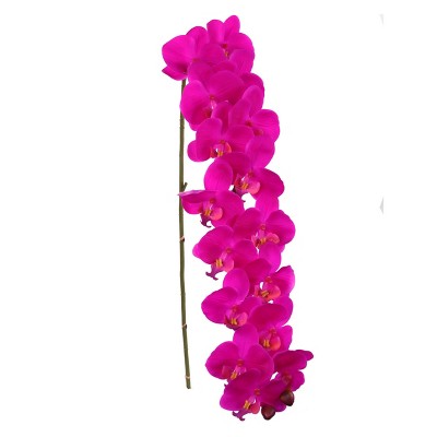 Floral Home 49" Fuchsia Phalaenopsis with 16 Flowers - 6-Piece
