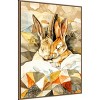 Amanti Art Sleepy Bunny Nap by Justyna Jaszke Framed Canvas Wall Art - 2 of 4