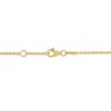 EVERLY JEWELRY | 18k Yellow Gold Plated Heart & Key Charm  Bracelet, 7-inch - 4 of 4
