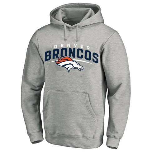 NFL Denver Broncos Men's Big & Tall Long Sleeve Core Fleece Hooded  Sweatshirt - 2XL