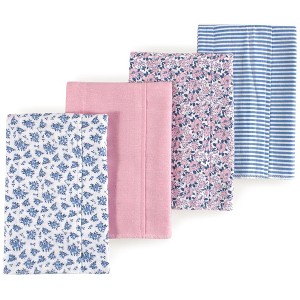 Luvable Friends Hudson Baby Flannel Burp Cloths 4pk - 1 of 1