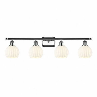 White Venetian - 4 Light Bath Vanity In Modern Style-9 Inches Tall and 36 Inches Wide