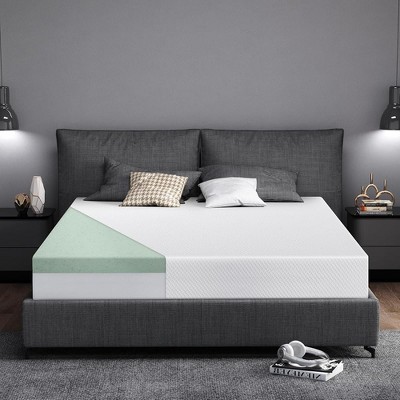 JUJABU 8 Inch Memory Foam Medium Firm Mattress with Tencel Cover