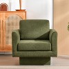 Whisen Modern Swivel Accent Chair with Thick Cushion - 2 of 4