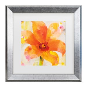 Trademark Fine Art - Albena Hristova Bright Tulips II Matted Framed Art - 1 of 4