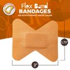 Flexible Fabric Finger Bandages 100 Count Box, Adhesive Strips for Finger Care & Protection of Cuts & Wounds - 4 of 4