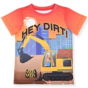 Blippi Boy's Short Sleeve Construction Excavator Short Sleeve T-Shirt for Toddler and Big Kids - 1 of 4