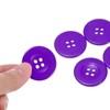 Unique Bargains Resin Snap Fastener Round Flat 4-Hole Sewing Buttons 10 Pcs - 4 of 4