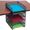 Safco Horiz Hanging Organizer 10"x12"x14" Black 3240BL - 2 of 2
