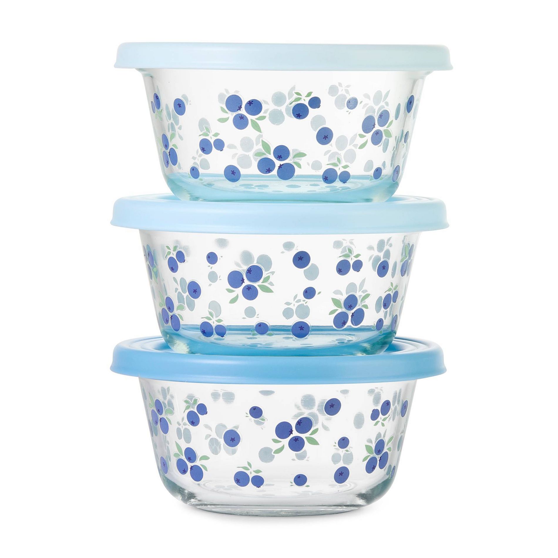 Ello Everyday 6pc 2c Glass Set with Body Decal Food Storage Containers