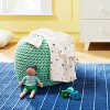 Hospital Muslin Swaddle Baby Blanket and Hat Gift Set - Cream and Gray Stars - 2pk - Cloud Island™ - 2 of 4
