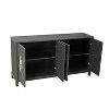 Chery Life 31.10'' x 35.40'' x 11.80'' Gray Wooden Cabinet with Drawers, Shelves Storage Cabinets for Living Room, Bedroom, Bathroom - 4 of 4