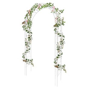 Metal Garden Arch, Outdoor Garden Arch Arbor Trellis for Climbing Plants, Wedding Arches for Ceremony - 1 of 4