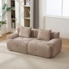 KWPZQEB 73" Loveseat Sofa, Comfy Cloud Tufted Sofa with 2 Pillows & Deep Seat, Modern Sofa Couch for Bedroom Living Room - 2 of 4
