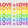 Adult Design By Humans Pride Love is Love By Luckyst T-Shirt - Athletic Heather - Small - 2 of 2