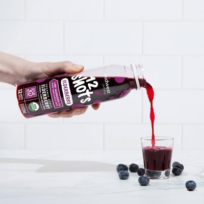 Midwest Juicery 12 Shots Organic Elderberry Wellness Shots - 12 fl oz