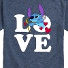 Men's - Lilo and Stitch - Love Cupid Stitch Short Sleeve Graphic T-Shirt - 2 of 4