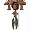 One Day Cuckoo Clock – 13 Inch Height – Carved Maple Leaves and Moving Birds By River City Clocks - 3 of 3