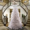 National Tree Company 7' Unlit Dunhill Fir White Hinged Tree 2144 Tips - 2 of 3